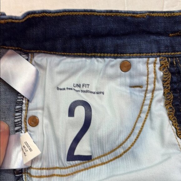 Lucky Brand Women's Skinny Fit Ankle Jeans in Dark Blue Wash - Picture 5 of 10